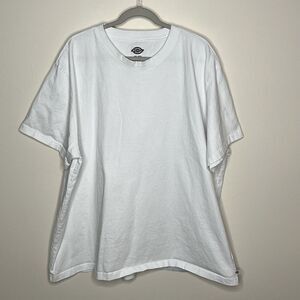 Dickies T-Shirt Men’s 4XL White Short Sleeve Crew Neck Workwear Tee